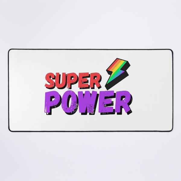 Item preview, Super Power – rainbow lightning pride energy designed and sold by CleanDecor.