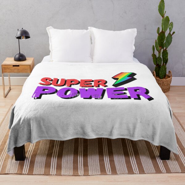 Item preview, Super Power – rainbow lightning pride energy designed and sold by CleanDecor.