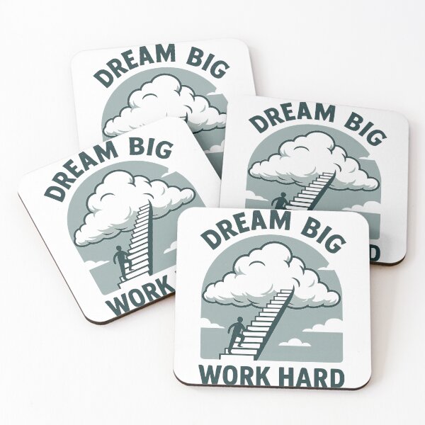 Item preview, Dream Big, Work Hard | Motivation & Success Design - Perfect for Ambitious Souls & Go-Getters designed and sold by MafiaCreation.