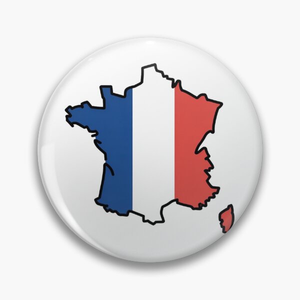 Item preview, France Flag Map designed and sold by Paper Drip.