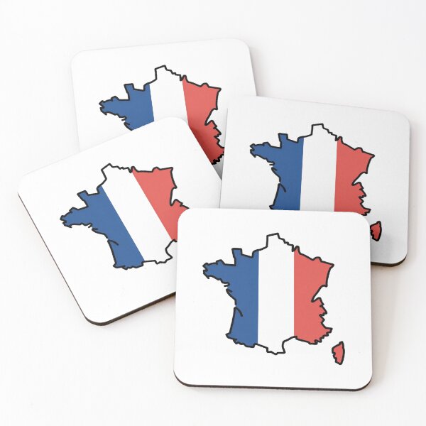 Item preview, France Flag Map designed and sold by Paper Drip.