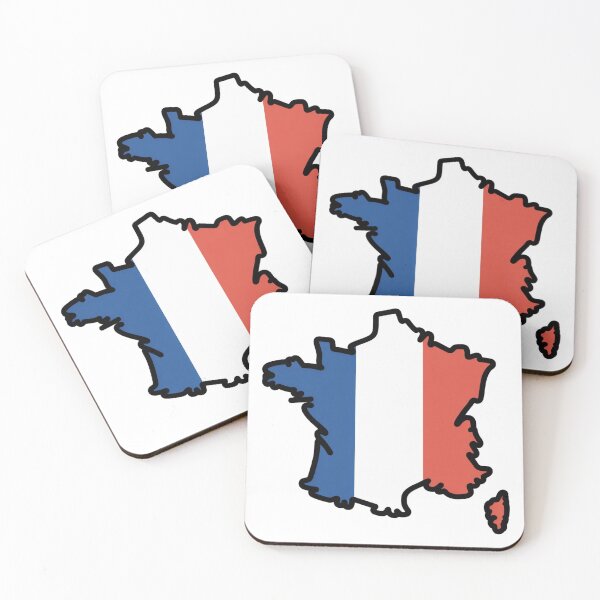 Item preview, France Flag Map designed and sold by Paper Drip.