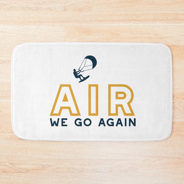Item preview, Funny Kiteboarding Pun Air We Go Again designed and sold by whyitsme.