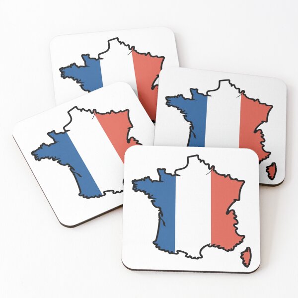 Item preview, France Flag Map designed and sold by Paper Drip.