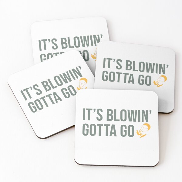 Item preview, Funny Kiteboarding It's Blowin' Gotta Go designed and sold by whyitsme.