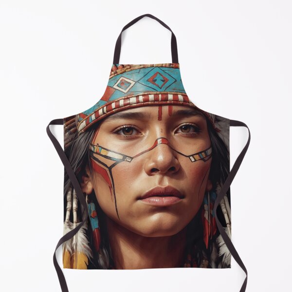 Item preview, Portrait of a Native American Woman – Ethnic designed and sold by Danh Style.