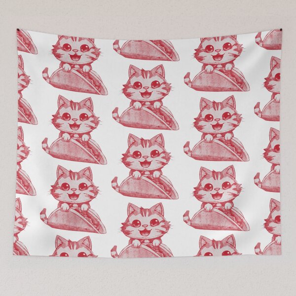 Item preview, CUTE YUMMY TACO CAT designed and sold by kinpirks.
