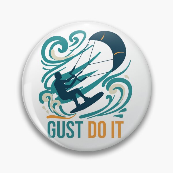 Item preview, Funny Kiteboarding Pun Gust Do It designed and sold by whyitsme.