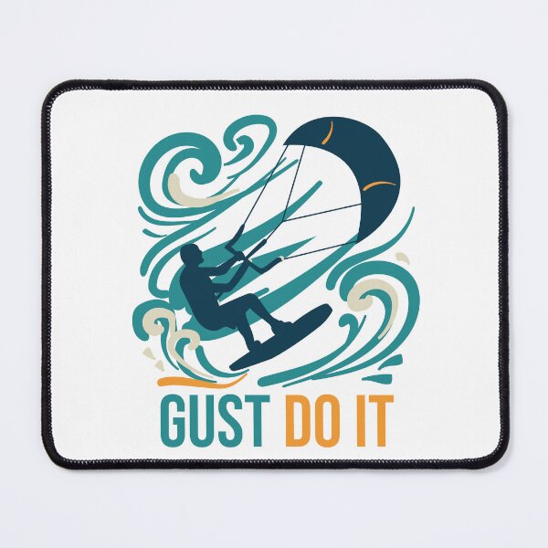 Item preview, Funny Kiteboarding Pun Gust Do It designed and sold by whyitsme.