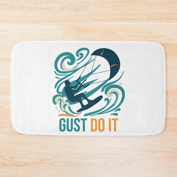 Item preview, Funny Kiteboarding Pun Gust Do It designed and sold by whyitsme.