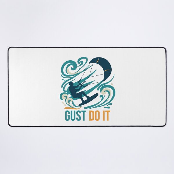 Item preview, Funny Kiteboarding Pun Gust Do It designed and sold by whyitsme.