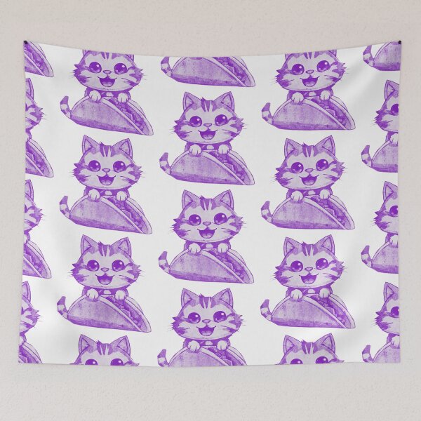 Item preview, CUTE YUMMY TACO CAT designed and sold by kinpirks.