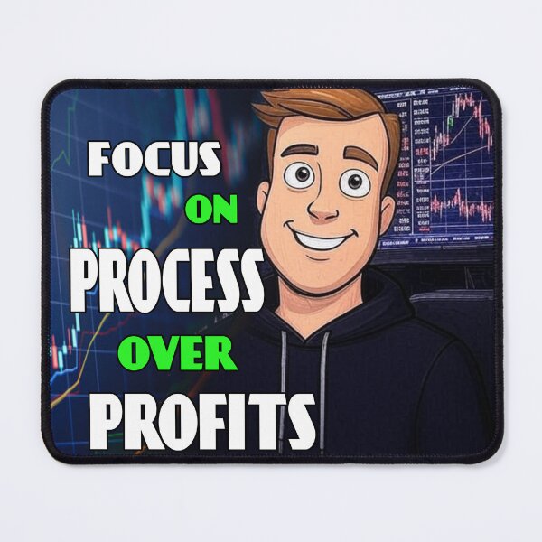 Item preview, Process Over Profits - Trading Coach design - Stock Market trader  designed and sold by Lidoverse.