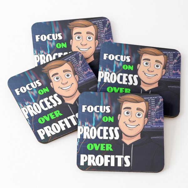 Item preview, Process Over Profits - Trading Coach design - Stock Market trader  designed and sold by Lidoverse.