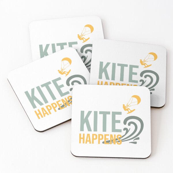 Item preview, Funny Kiteboarding Pun Kite Happens designed and sold by whyitsme.