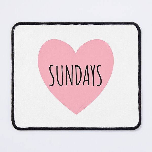Item preview, I Heart Sundays designed and sold by CharmStudio.