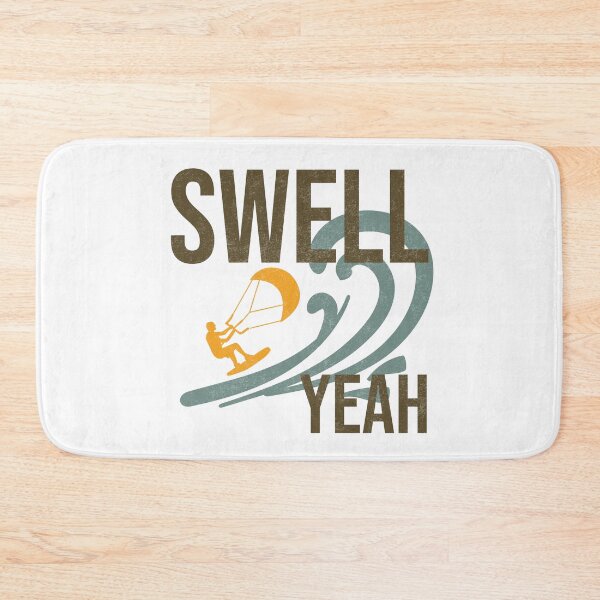 Item preview, Funny Kiteboarding Pun Swell Yeah designed and sold by whyitsme.