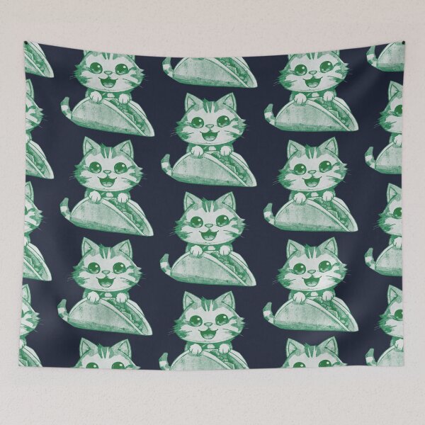 Item preview, CUTE YUMMY TACO CAT designed and sold by kinpirks.