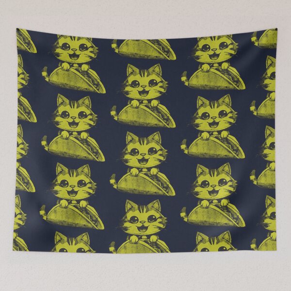 Item preview, CUTE YUMMY TACO CAT designed and sold by kinpirks.