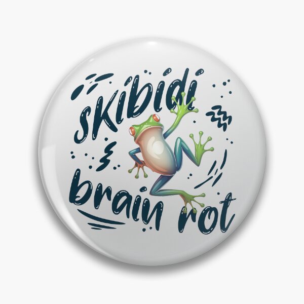 Artikelvorschau, Skibidi Brain Rot Frosch – Lustiges Meme Design entworfen und verkauft von VariousGoodies.
