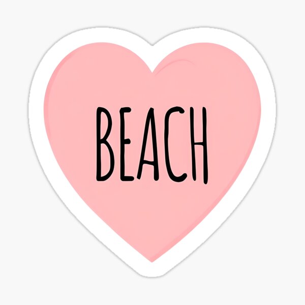 Item preview, I Heart Beach  designed and sold by CharmStudio.
