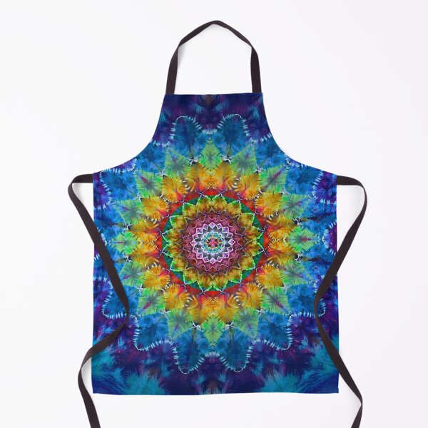 Item preview, Rainbow Tie Dye Mandala Sunflower designed and sold by AuroraXGreen.