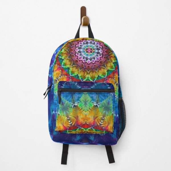 Item preview, Rainbow Tie Dye Mandala Sunflower designed and sold by AuroraXGreen.