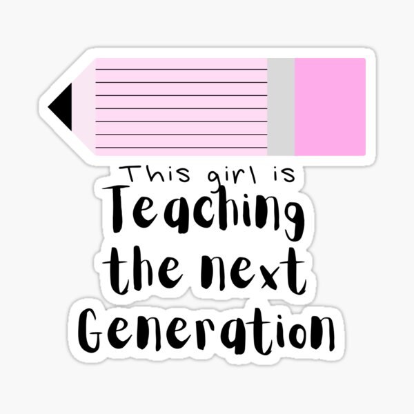 Item preview, This girl is teaching the next generation designed and sold by Kae-Kreations.