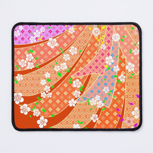 Item preview, Floral Ribbon Kimono Pattern designed and sold by urrin DESIGN.