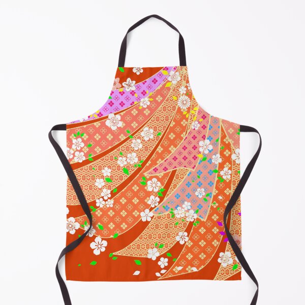 Item preview, Floral Ribbon Kimono Pattern designed and sold by urrin DESIGN.