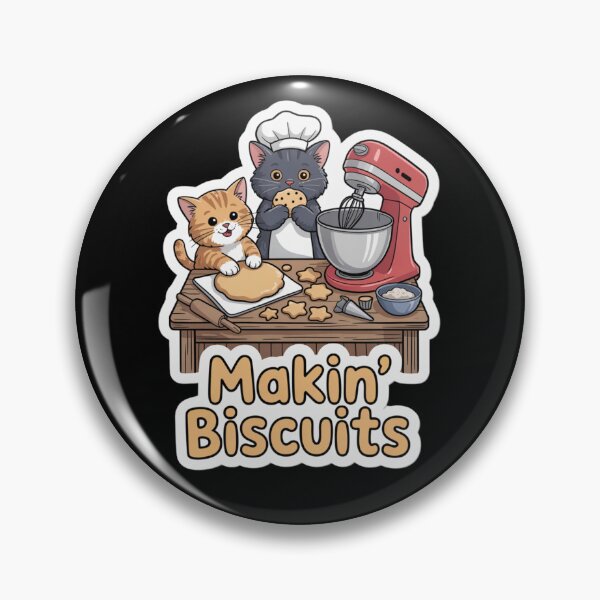 Item preview, Kitty Biscuits – Cute Kitty Making Bread Funny Gift for a Cat Mom designed and sold by FeelCreations.