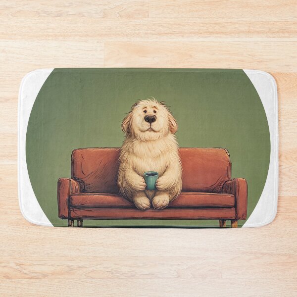 Item preview, Morning Brew & Fluffy Paws: A Dog's Day In designed and sold by ForeverPrintsOK.