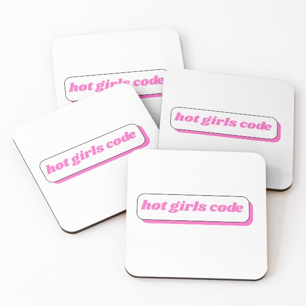Item preview, Hot girls Code (Pink Sticker) designed and sold by ChiWellness Shop.