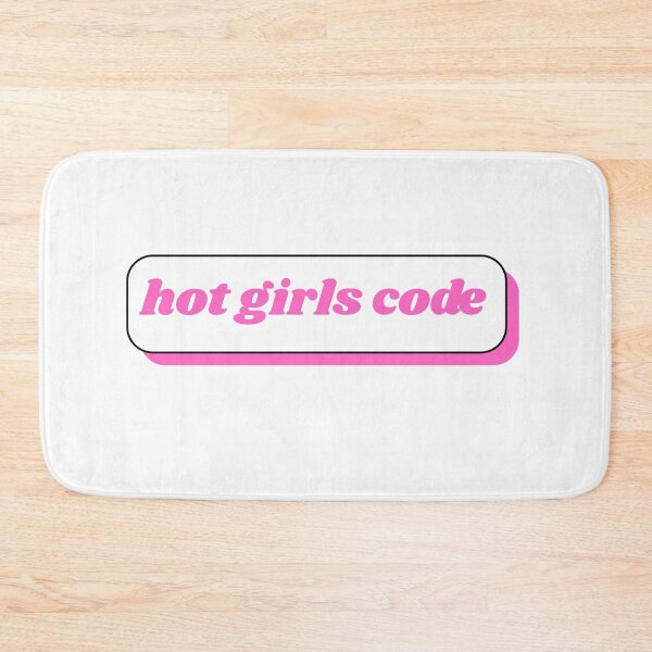 Item preview, Hot girls Code (Pink Sticker) designed and sold by ChiWellness Shop.