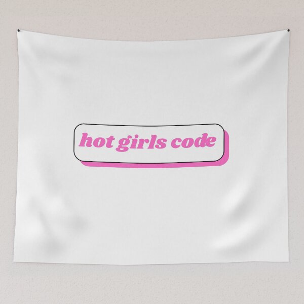 Item preview, Hot girls Code (Pink Sticker) designed and sold by ChiWellness Shop.