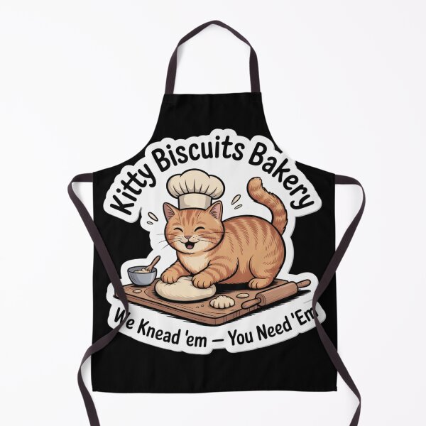 Item preview, Kitty Biscuits – Cute Kitty Making Bread Funny Gift for a Cat Mom designed and sold by FeelCreations.