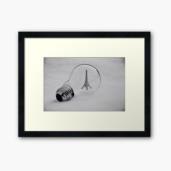 Tower Bulb Framed Art Print