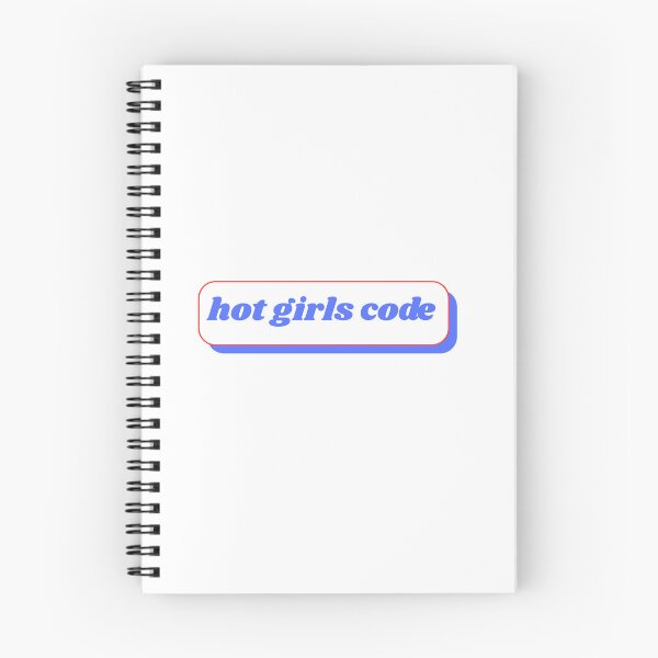 Item preview, Hot Girls Code (Blue & Red Sticker) designed and sold by ChiWellness Shop.