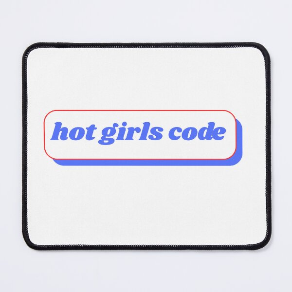 Item preview, Hot Girls Code (Blue & Red Sticker) designed and sold by ChiWellness Shop.