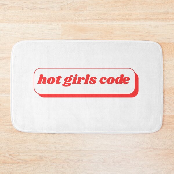 Item preview, Hot Girls Code (Red Sticker) designed and sold by ChiWellness Shop.