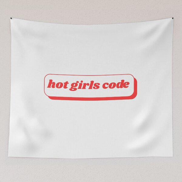 Item preview, Hot Girls Code (Red Sticker) designed and sold by ChiWellness Shop.