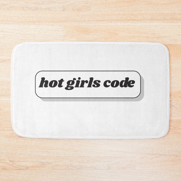 Item preview, Hot Girls Code  designed and sold by ChiWellness Shop.