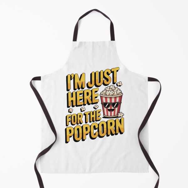 Item preview, I'm Just Here For The Popcorn | Funny Movie Lover Quote designed and sold by HustleBossLady247.