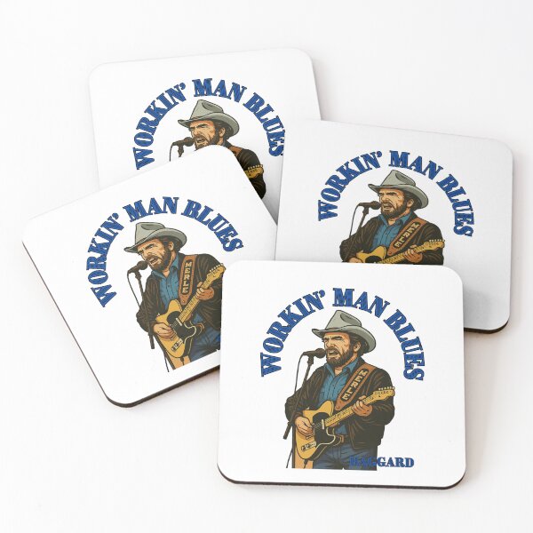 Item preview, Merle Haggard Outlaw Soul – Vintage Country Music Art Workin' Man Blues designed and sold by SirJohnnyofDirt.