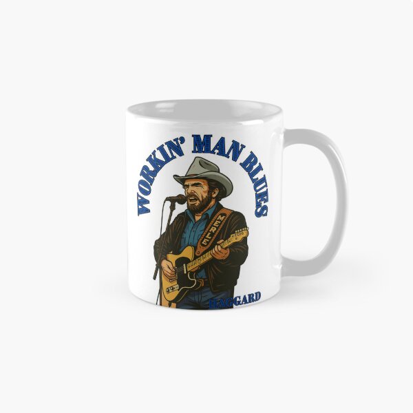 Item preview, Merle Haggard Outlaw Soul – Vintage Country Music Art Workin' Man Blues designed and sold by SirJohnnyofDirt.