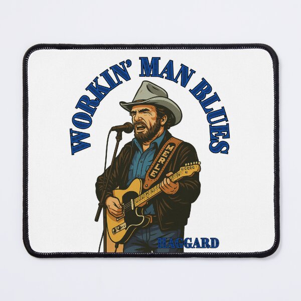 Item preview, Merle Haggard Outlaw Soul – Vintage Country Music Art Workin' Man Blues designed and sold by SirJohnnyofDirt.