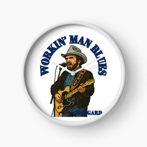 Item preview, Merle Haggard Outlaw Soul – Vintage Country Music Art Workin' Man Blues designed and sold by SirJohnnyofDirt.