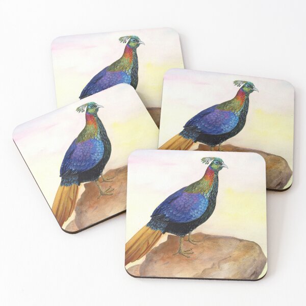 Item preview, Hand Painted Himalayan Monal Bird designed and sold by MeshaArts.