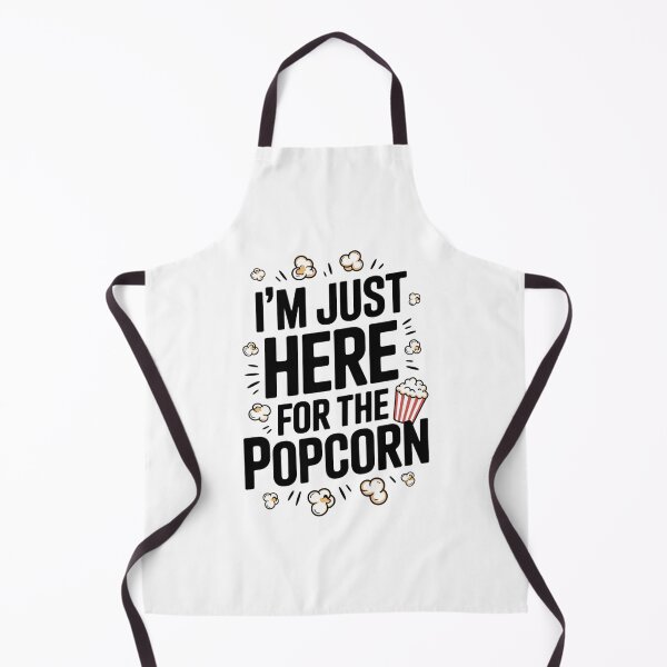 Item preview, I'm Just Here For The Popcorn | Funny Movie Lover Quote designed and sold by HustleBossLady247.