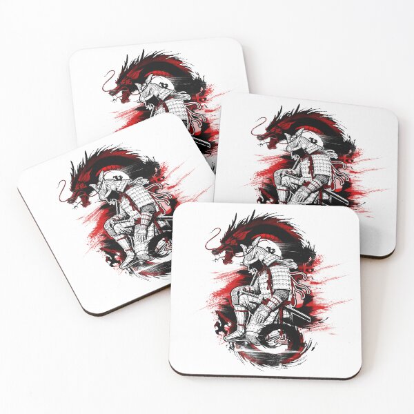 Item preview, Samurai and Dragon of Death designed and sold by Shigen16.